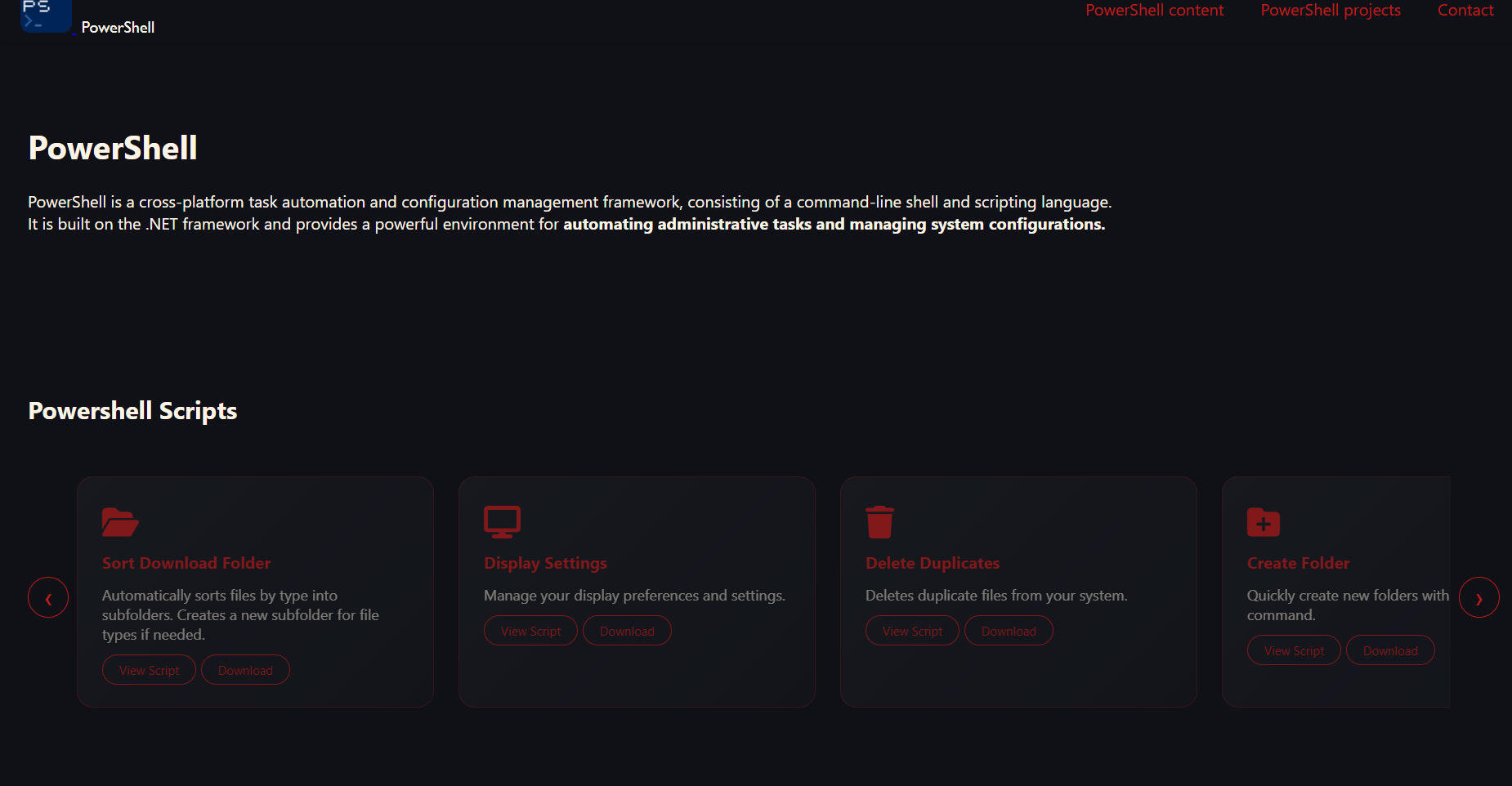 Powershell Design